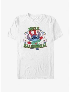 HER Disney Lilo & Stitch Mele Kalikimaka Merry Christmas In Hawaiian T-Shirt