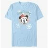 HER Disney Mickey Mouse Snowflakes Santa Mickey T-Shirt