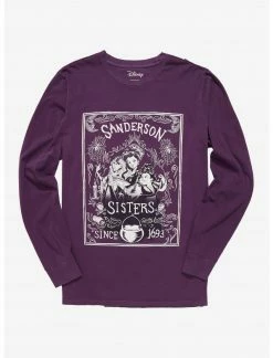 OURUNVRS Disney Hocus Pocus Sanderson Sisters Portrait Long-Sleeve T-Shirt