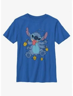 HER Disney Lilo & Stitch Hanukkah Spinning Dreidels Youth T-Shirt