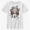 HER Disney Mickey Mouse Christmas Light Antlers Youth T-Shirt