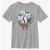 HER Disney 101 Dalmatians Puppy Christmas Wreath Youth T-Shirt