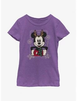 HER Disney Mickey Mouse Winter Ready Youth Girls T-Shirt