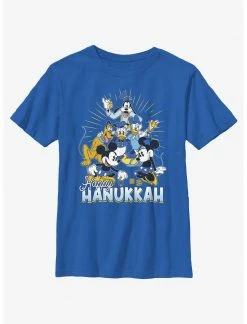 HER Disney Mickey Mouse Happy Hanukkah Friends Youth T-Shirt