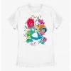 HER Disney Alice In Wonderland Floral Forest Womens T-Shirt
