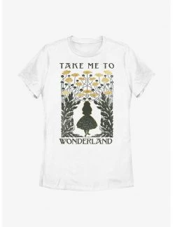 HER Disney Alice In Wonderland Take Me To Wonderland Womens T-Shirt