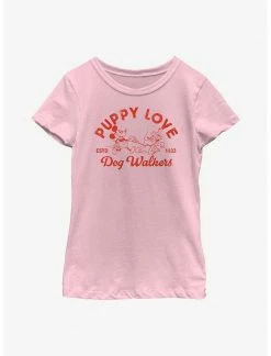 HER Disney Mickey Mouse Puppy Love Youth Girls T-Shirt