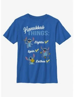 HER Disney Lilo & Stitch Hanukkah List Youth T-Shirt