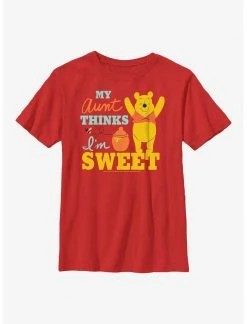 HER Disney Winnie The Pooh My Aunt Thinks I'm Sweet Youth T-Shirt