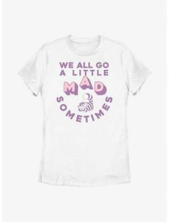 HER Disney Alice In Wonderland A Little Mad Sometimes Womens T-Shirt