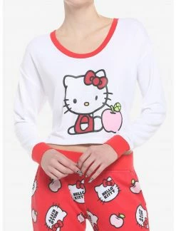 HUNIVERS Hello Kitty Apple Skimmer Long-Sleeve Pajama Top