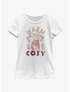 HER Disney Winnie The Pooh Piglet Warm And Cosy Youth Girls T-Shirt