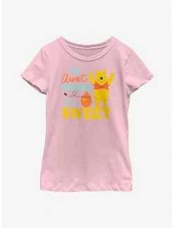 HER Disney Winnie The Pooh My Aunt Thinks I'm Sweet Youth Girls T-Shirt