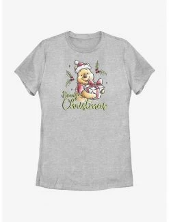 HER Disney Winnie The Pooh Berry Christmas Womens T-Shirt