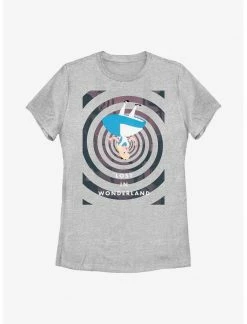 HER Disney Alice In Wonderland Spiral Fall Womens T-Shirt