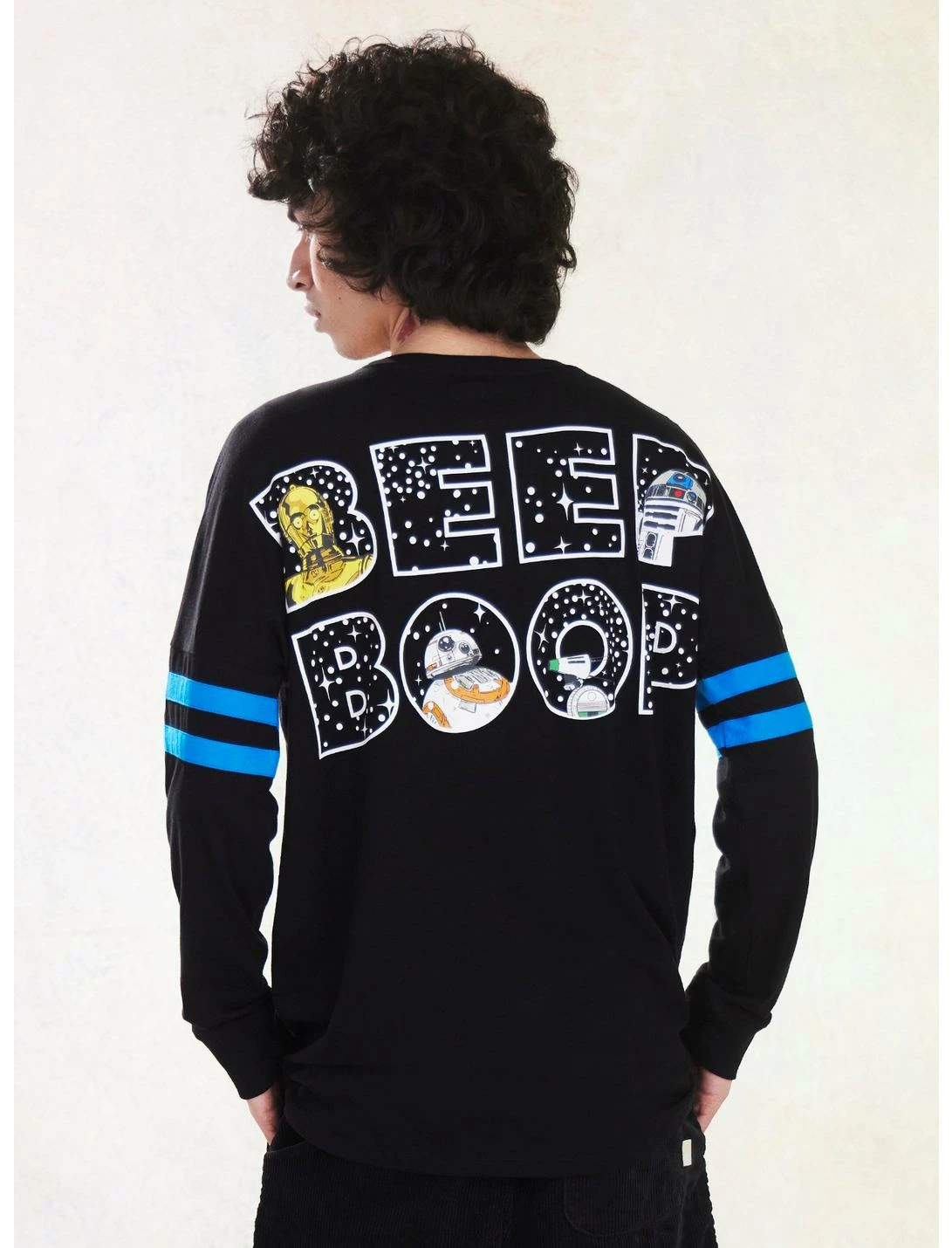 OURUNVRS Our Universe Star Wars Droid Beep Boop Athletic Jersey 1 OURUNVRS Our Universe Star Wars Droid Beep Boop Athletic Jersey