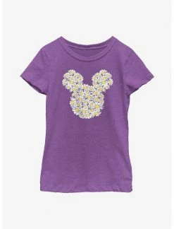 HER Disney Mickey Mouse Daisy Flower Fill Youth Girls T-Shirt