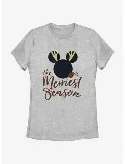 HER Disney Mickey Mouse Merriest Season Womens T-Shirt