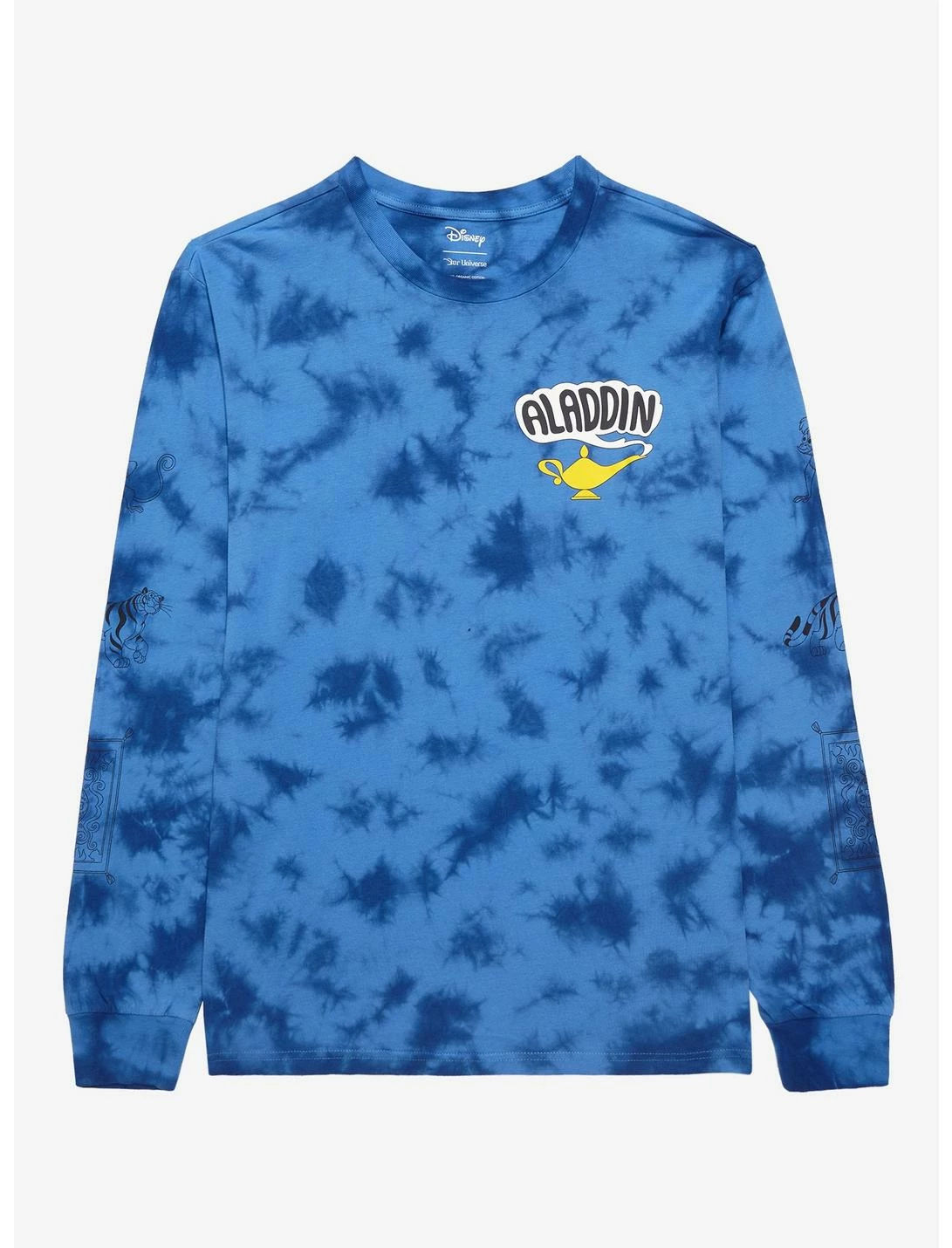 OURUNVRS Our Universe Disney Aladdin Balcony Scene Tie-Dye Long Sleeve T-Shirt 1 OURUNVRS Our Universe Disney Aladdin Balcony Scene Tie-Dye Long Sleeve T-Shirt