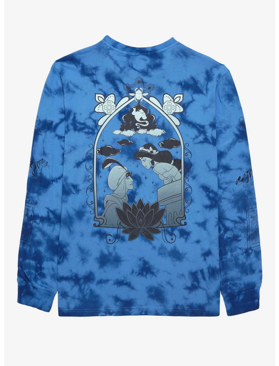OURUNVRS Our Universe Disney Aladdin Balcony Scene Tie-Dye Long Sleeve T-Shirt 2 OURUNVRS Our Universe Disney Aladdin Balcony Scene Tie-Dye Long Sleeve T-Shirt - Image 2