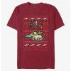HER Star Wars The Mandalorian Grogu Gifts Ugly Christmas T-Shirt