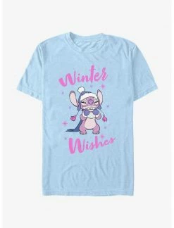 HER Disney Lilo & Stitch Angel Winter Wishes T-Shirt