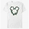 HER Disney Mickey Mouse Mistletoe Wreath Ears T-Shirt