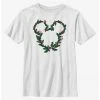 HER Disney Mickey Mouse Mistletoe Wreath Ears Youth T-Shirt