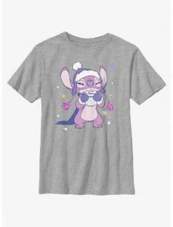 HER Disney Lilo & Stitch Cozy Angel Hot Cocoa Youth T-Shirt