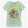 HER Disney Mickey Mouse Bright Christmas Mickey, Goofy, And Donald Youth Girls T-Shirt
